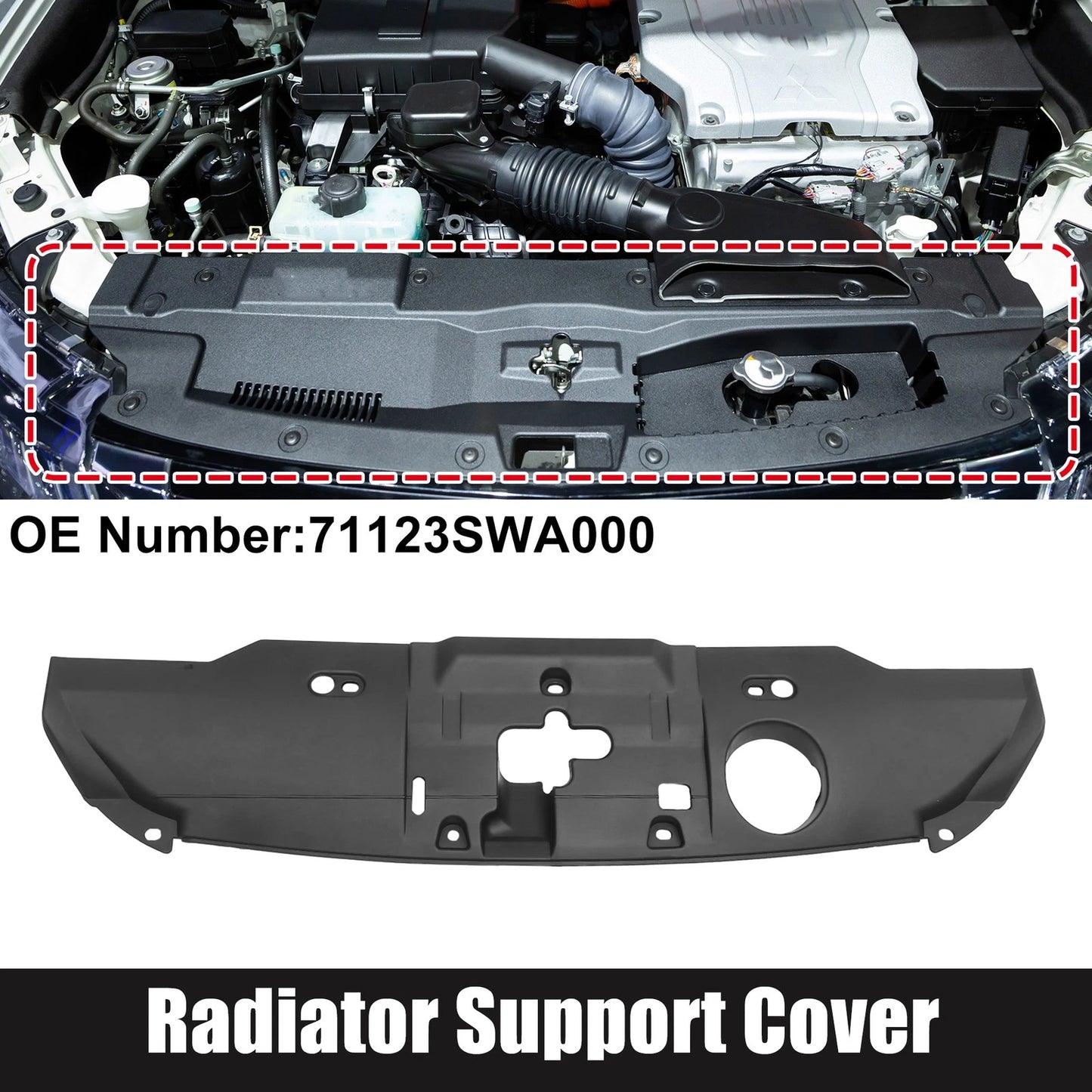 Radiator Support Cover for Honda CR-V EX (2007-2009)