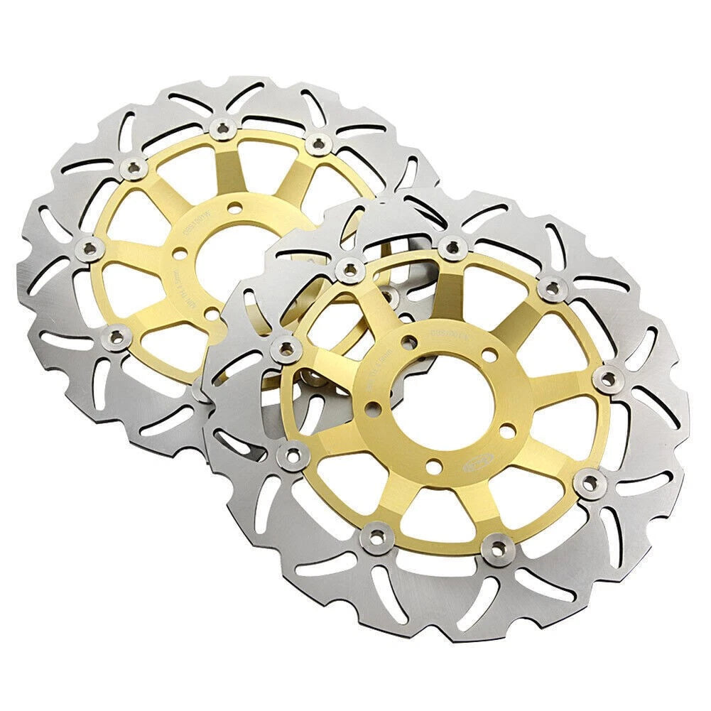 2 x Floating Front Brake Disc Rotors for Suzuki SV650S SV650 GSX750F GSX600F