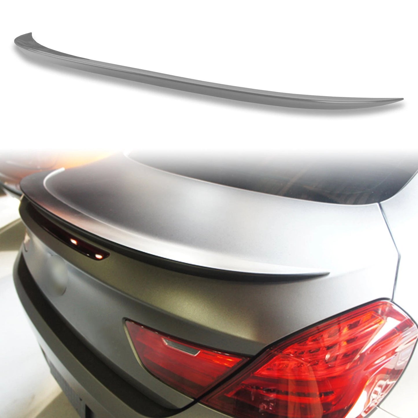 Rear Boot Spoiler for BMW F13 Coupe M6 Style Space Grey (2012-2019)