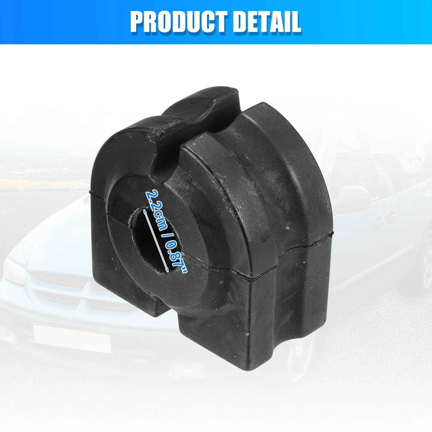 2 x Car Suspension Stabilizer Bar Bushings for BMW 525i (2001-2007)