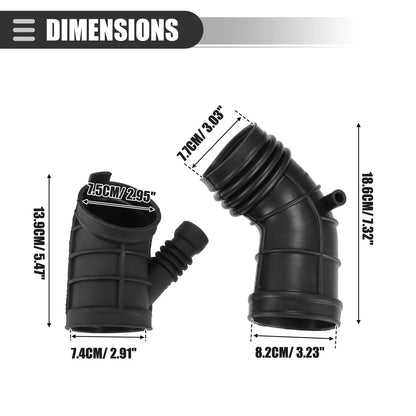 Engine Air Intake Hose Rubber for BMW 320i (2001-2005)