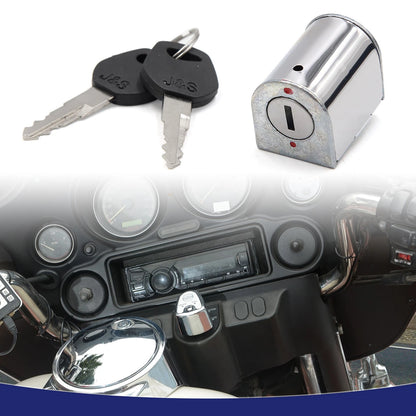 Stainless Steel Motorcycle Steering Lock w/ Keys for Honda CG125