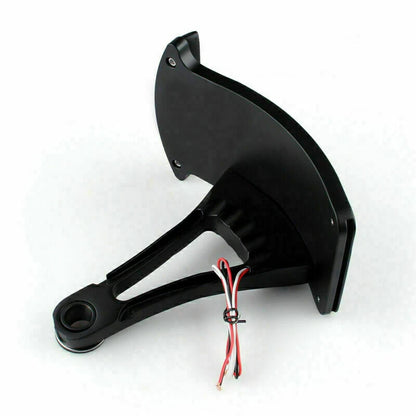 Black Billet License Plate Bracket for Bobber F2