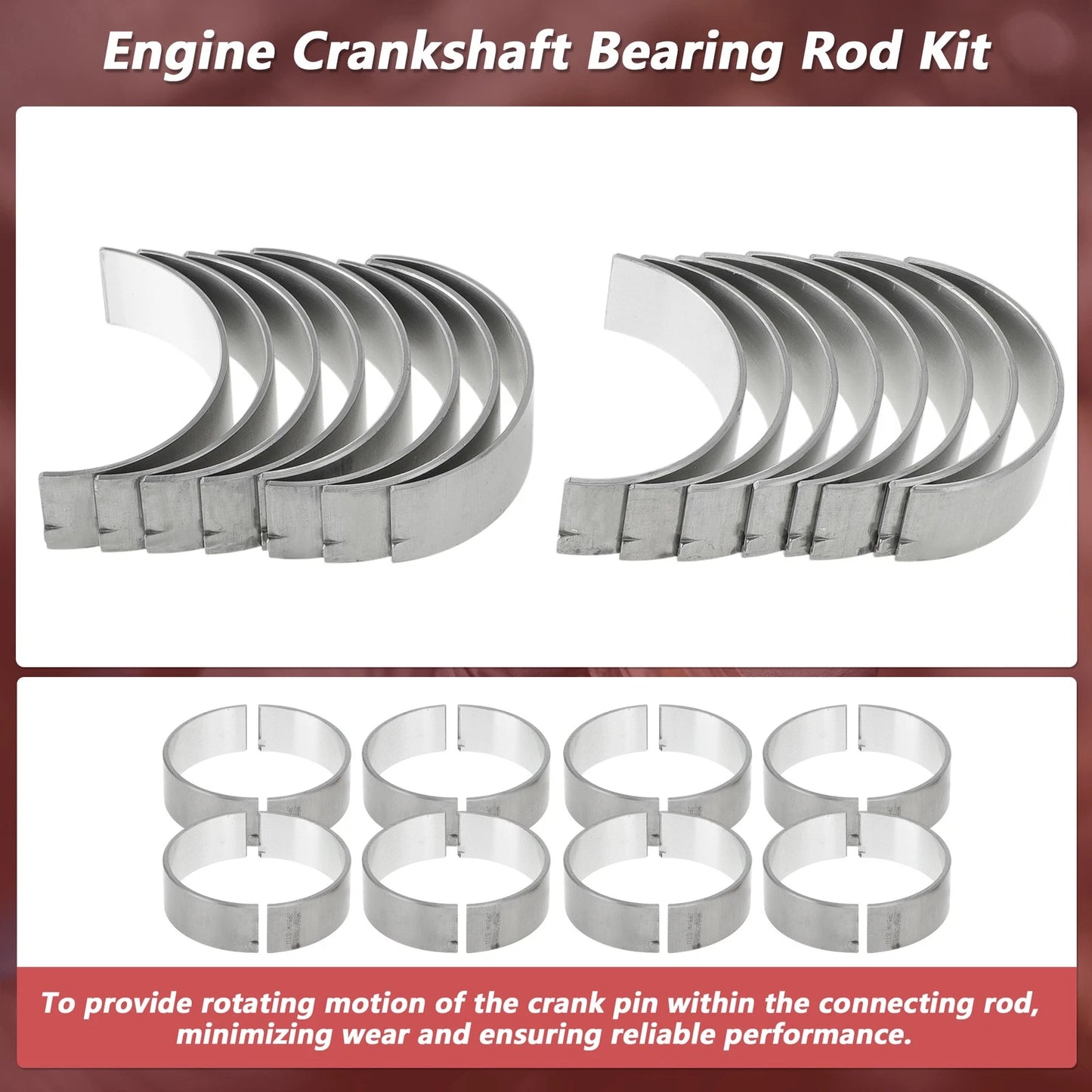 16 x Connecting Rod Bearing Set for Chrysler 300 Dodge