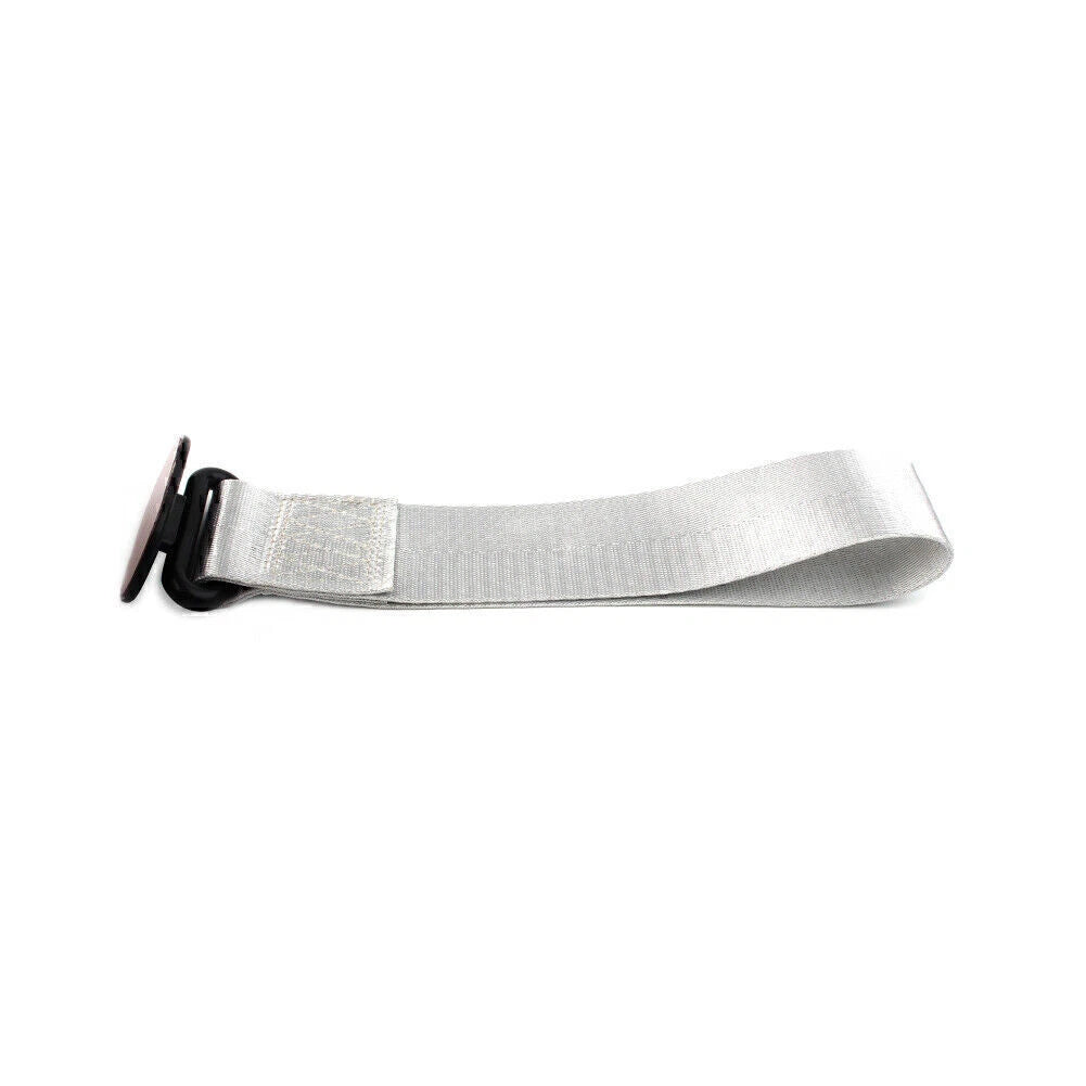 Grey Car Tow Towing Strap Belt Rope for Universal Rear/Front Bumper