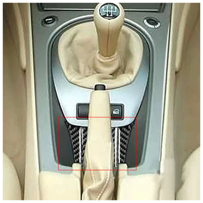 Carbon Fiber Gear Shift Box Panel Cover Trim for BMW Z4 (2003-2008)