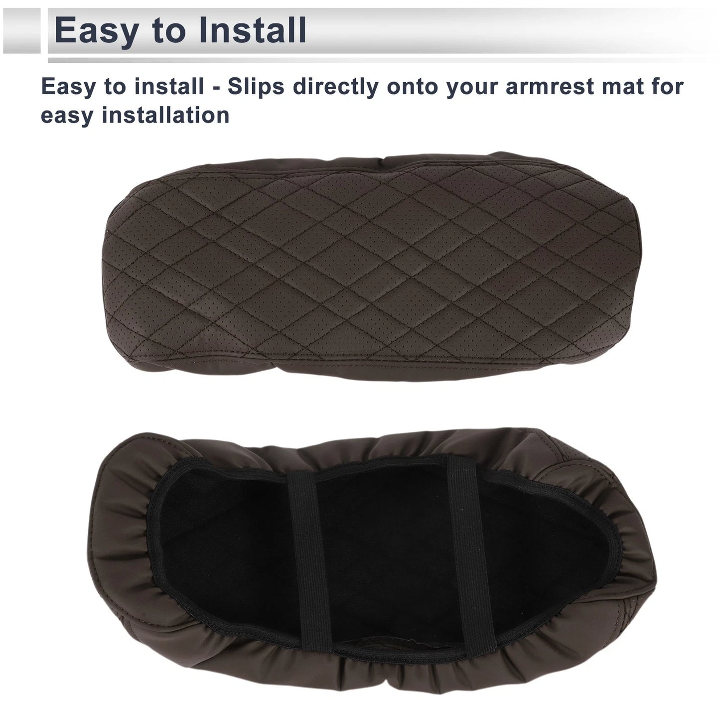 Car Center Console Cover for BMW i3 Deep Brown (2022-2024) 1 x Pc