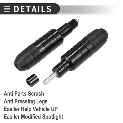 Black  Motorcycle Frame Slider Exhaust Anti Crash Protector for Honda