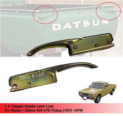 2 x Tailgate Handle Latch for Nissan Datsun 620 (1972-1979)