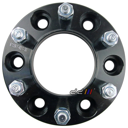 2 x 30mm 12x1.5 Hub Centric Wheel Spacers for Ford Ranger PX T6 (2011-2023)