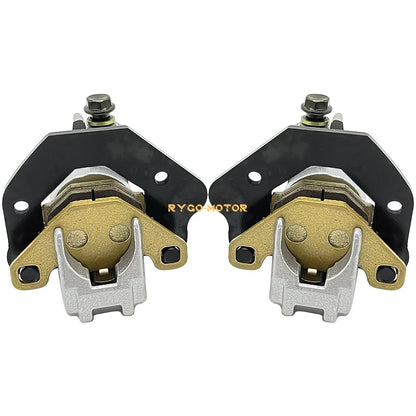 2 x Front Left/Right Calipers & Pads for Kawasaki Lakota 300 KEF300 (1995–2003)