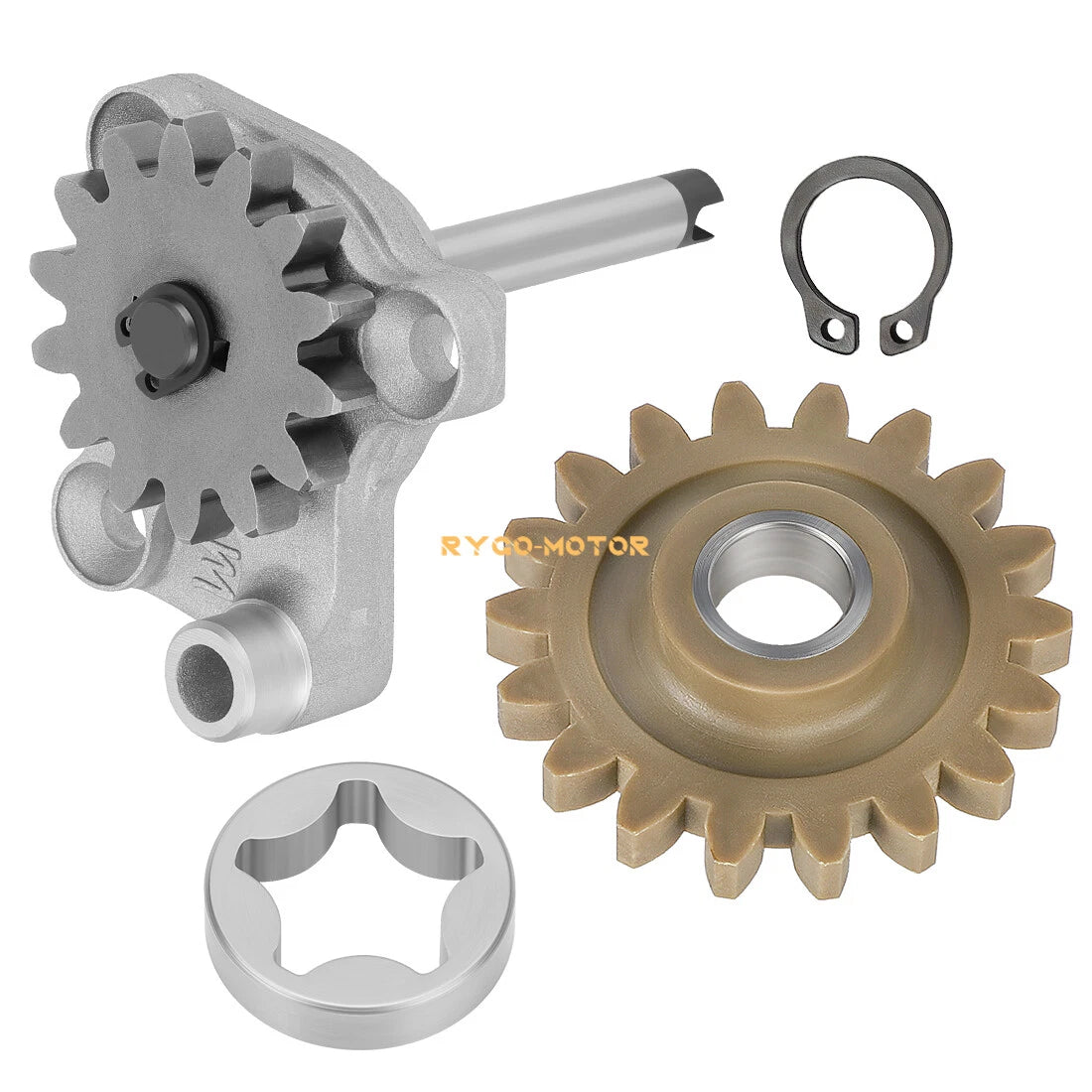 Oil Pump Assembly & Idle Gear for Suzuki LTR450 LT-R450 Quadracer (2006–2009)