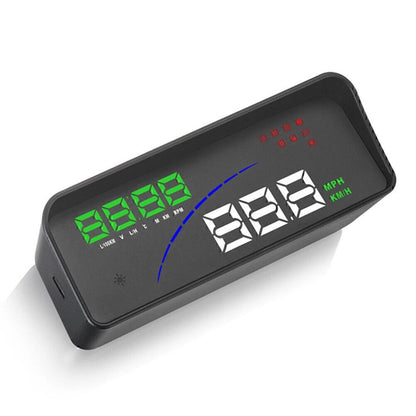 3.6" Car HUD HD Head Up Display OBDII OBD2 Smart Digital Meter for P9