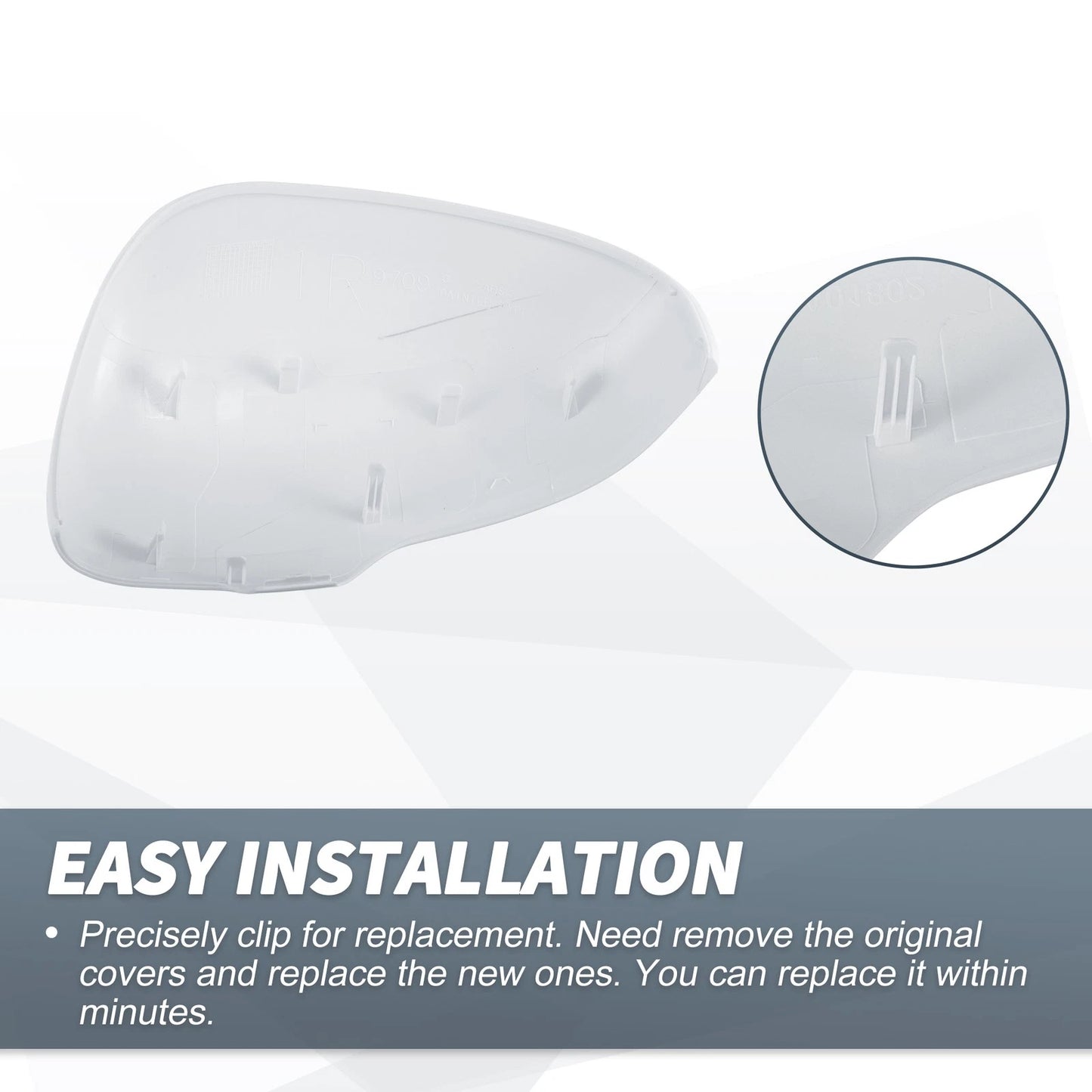 Right Side Rearview Mirror Cover for Toyota Reiz Prius (2010-2012)