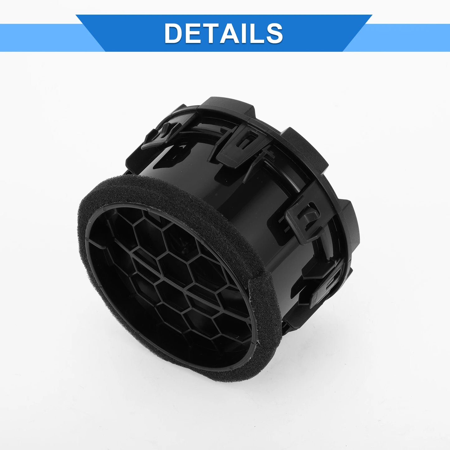 2 x Center Dash A/C Outlets for Ford F150 F250 F350 (2011-2016) Durable ABS Black