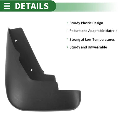 Mud Flaps Splash Guards for Ford Mondeo 2.0 (2003-2007) with Mount Accessories