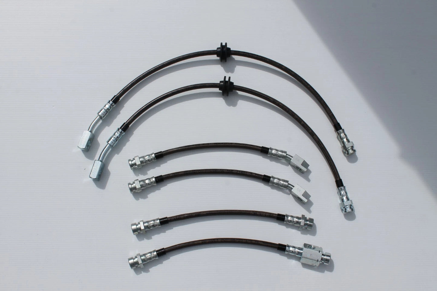Braided Brake Hose Set (6) for VR VS IRS Commodore VT/VY/VZ Front Calipers