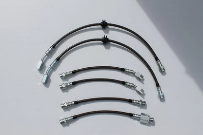 Braided Brake Hose Set (6) for VR VS IRS Commodore VT/VY/VZ Front Calipers