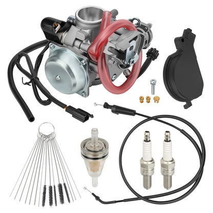 Carburetor & Throttle Cable for Arctic Cat 366 400 4x4 Auto TBX TRV FIS