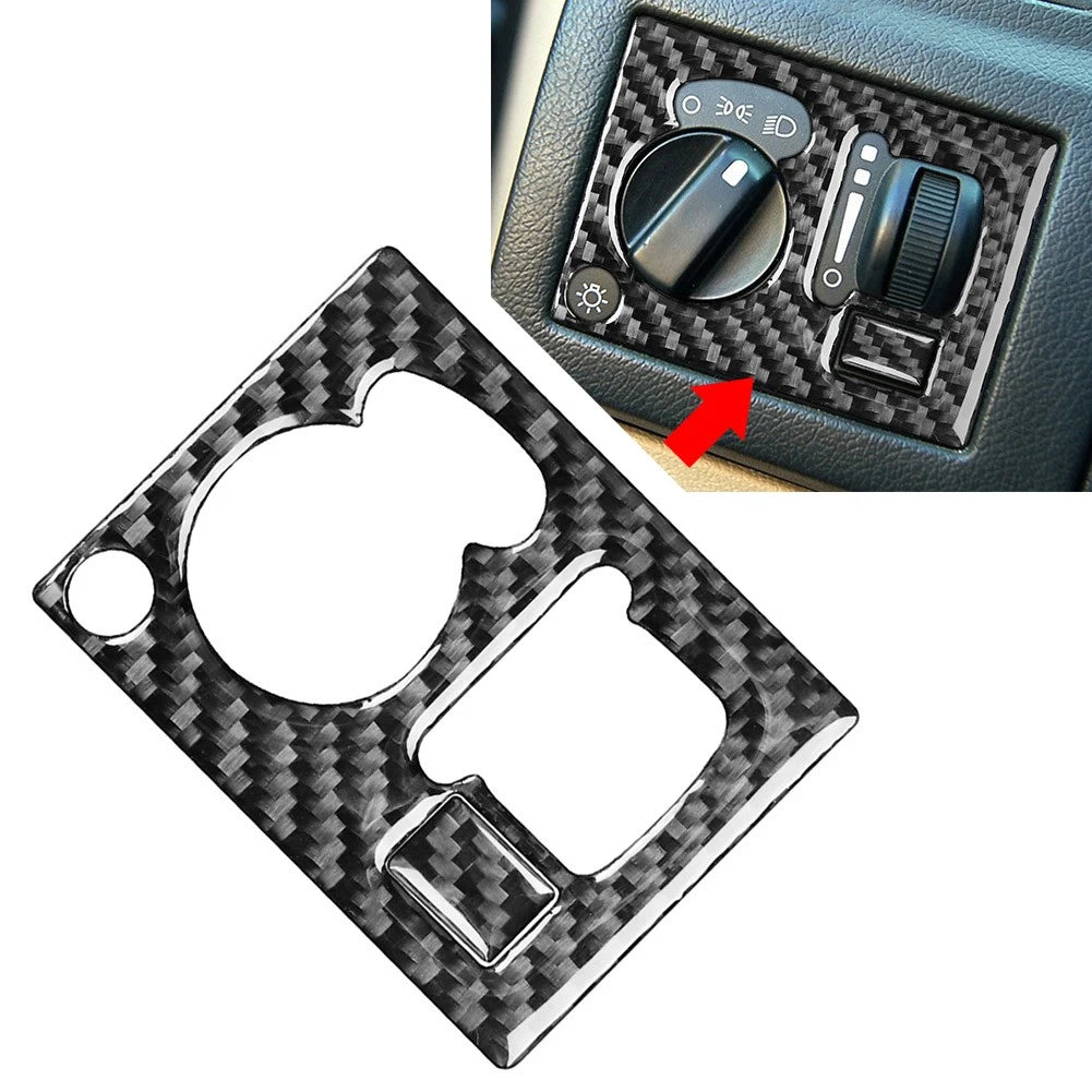 Black Headlight Switch Panel Cover Trim for Chrysler 300 300C (2005-2010)
