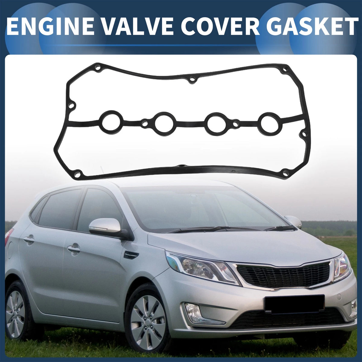 Valve Cover Gasket for Kia Rio 1.5 Petrol Hatchback (2002-2003)