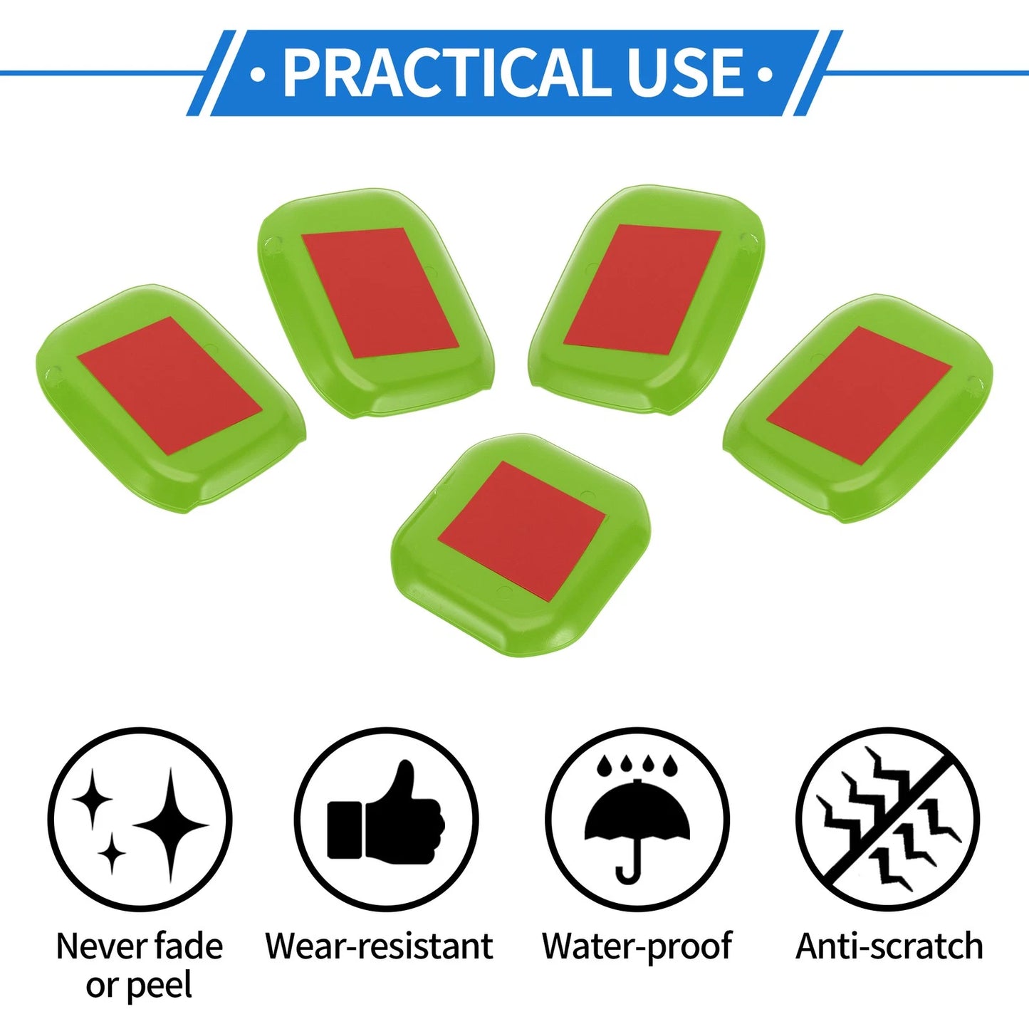 5 Pcs Door Bowl Cover Trim for Jeep Wrangler JL (2018-2022) Green