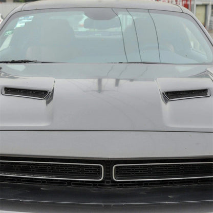 Carbon Fiber Engine Hood Air Vent Cover Trim for Challenger (2015-2022)