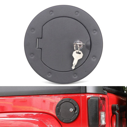 Locking Fuel Filler Cap with Key for Jeep Wrangler (2007-2017)