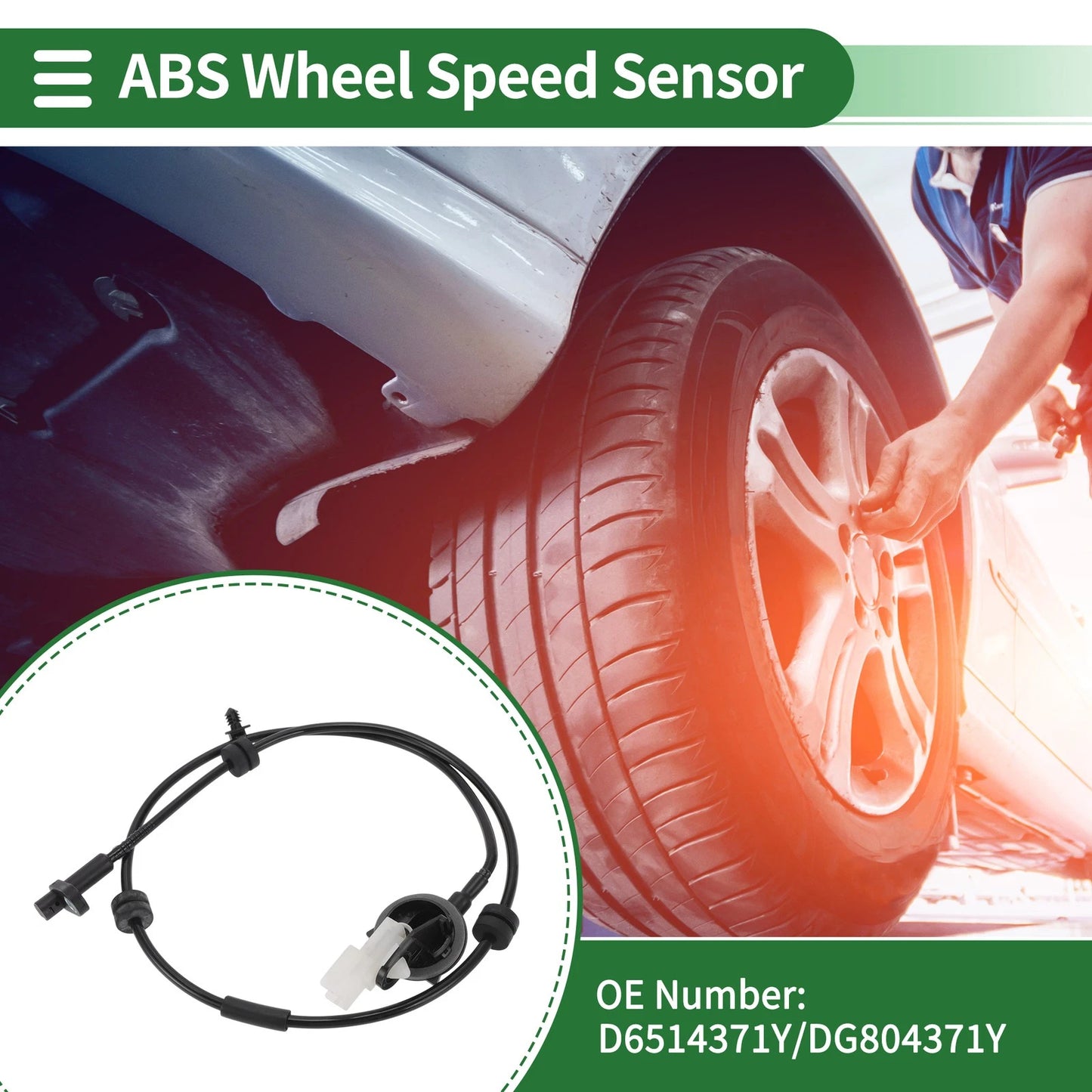 ABS Wheel Speed Sensor for Mazda 2 (Rear Left & Right)