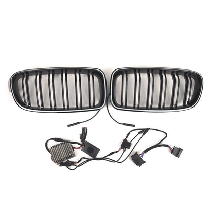 Front Kidney Grille with Light Strip for BMW 3 Series F30 F31 (2012-2018)