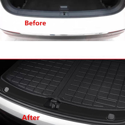 PU Rear Bumper Guard Trunk Protector Cover for Tesla Model Y (2020–2023)