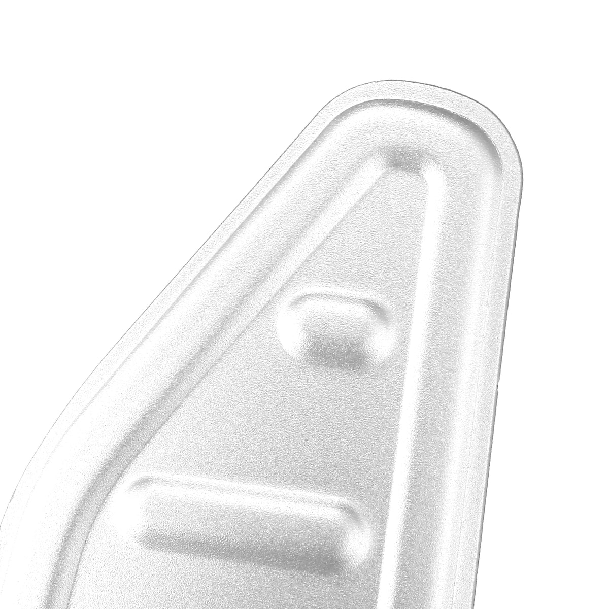 Foot Rest Pedal Pad Cover for Jeep Renegade (2015-2020) Silver Tone