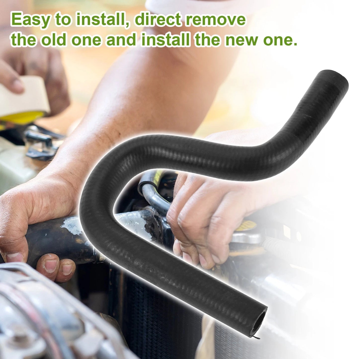Heater Hose for Toyota Tacoma 3.4L (1995-2004) - Rubber Black