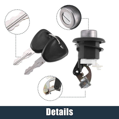 Ignition Switch Lock Cylinder & 2 Keys for Dacia Sandero, Logan (2008-2023)