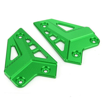 CNC Aluminum Heel Guard Set Green for Kawasaki Z900 (2017-2020)
