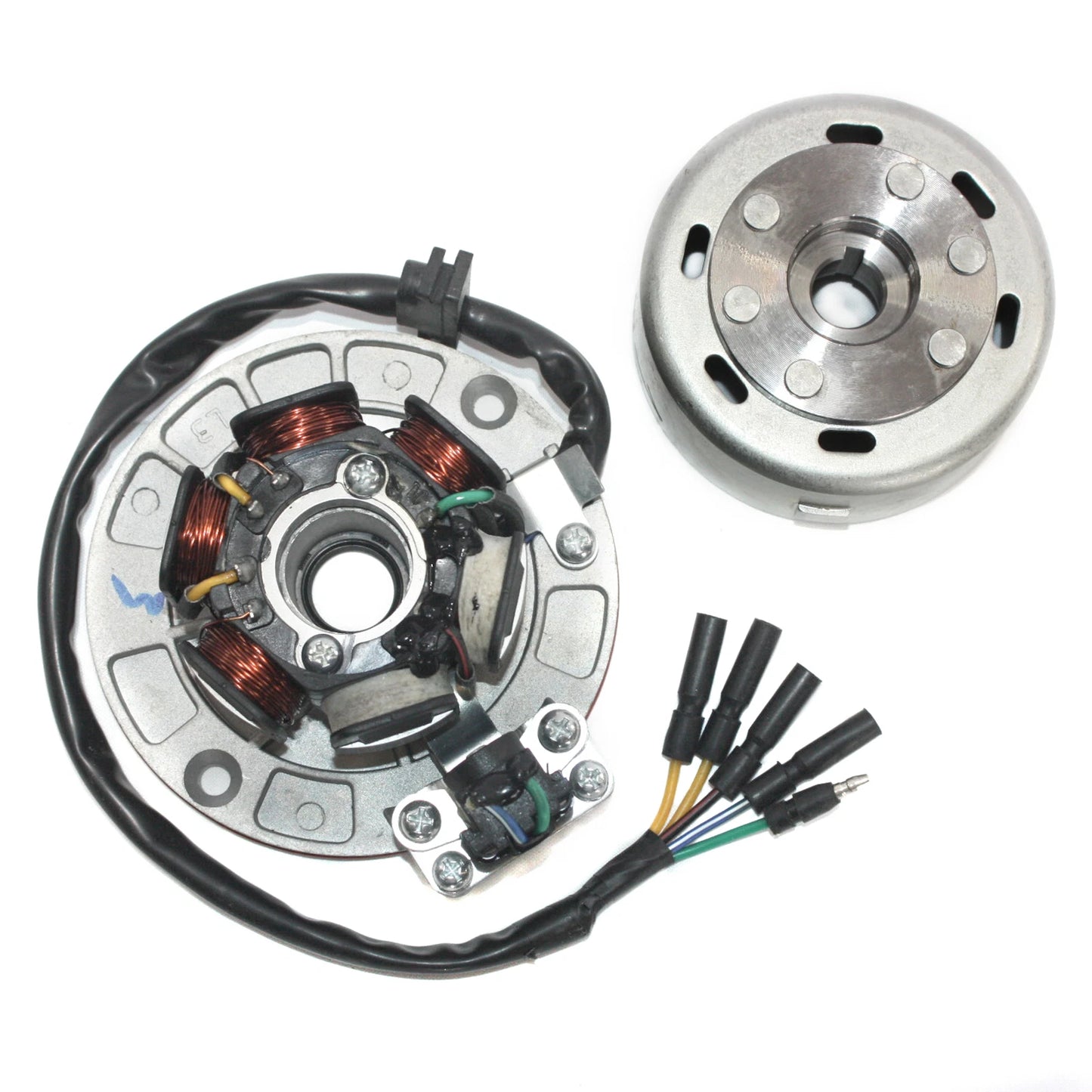 Magneto Stator Plate & Flywheel Roller for YX 150cc 160cc Dirt Bike