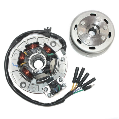 Magneto Stator Plate & Flywheel Roller for YX 150cc 160cc Dirt Bike