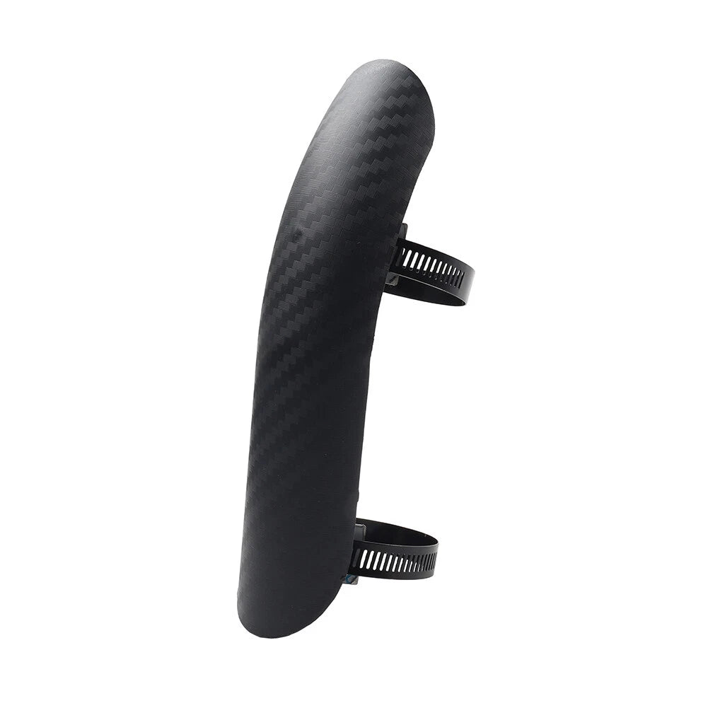 Universal Exhaust Muffler Pipe Heat Shield Cover for Motor - Matte Black