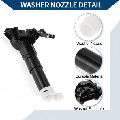 Driver Side Headlight Washer Nozzle for Toyota Land Cruiser (2008-2021)