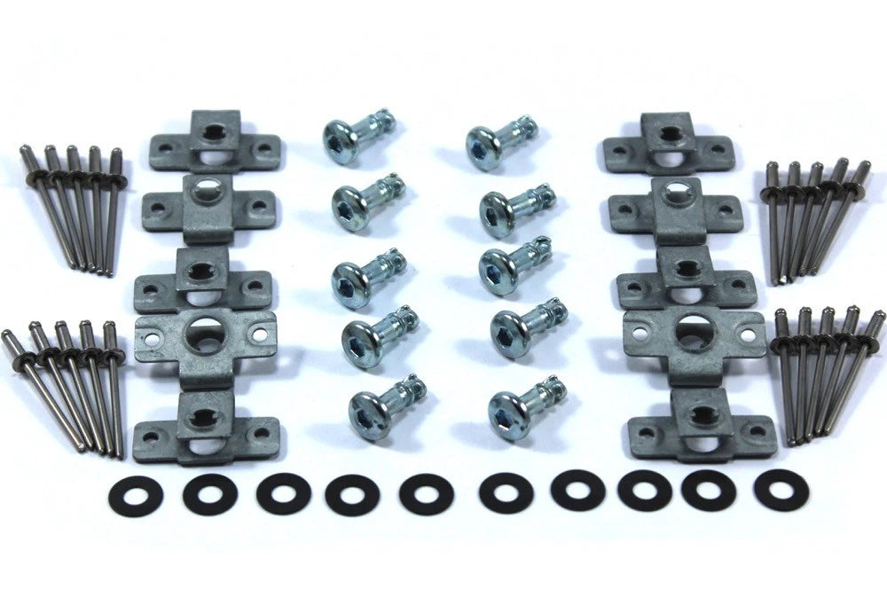 Dzus 10x 17mm Allen Key Head Mount Motorcycle Fairing Lock for Motorcycle