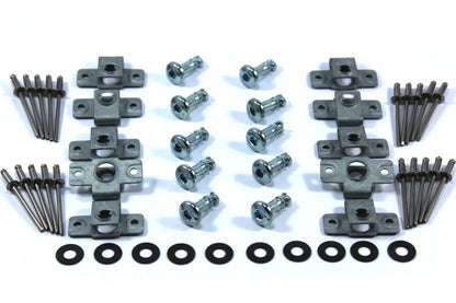 Dzus 10x 17mm Allen Key Head Mount Motorcycle Fairing Lock for Motorcycle