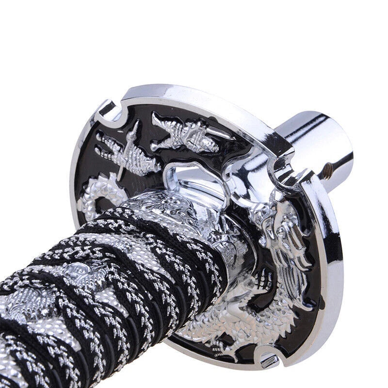 15cm Samurai Sword Shift Knob for SUV with 3 Adapters - Universal Silver