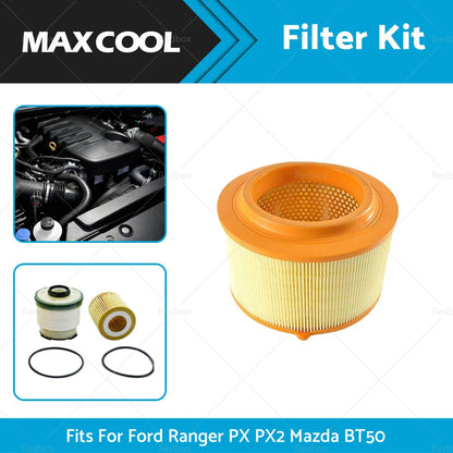4WD Filter Kit for Ford Ranger, Mazda BT50 2.2 3.2 Diesel (2011-2017)