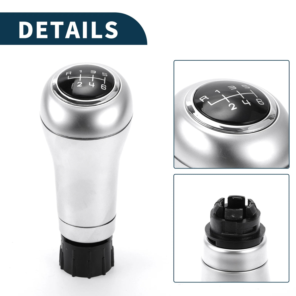 6 Speed Manual Gear Shifter Knob for Mercedes-Benz C-Class (2000-2014)