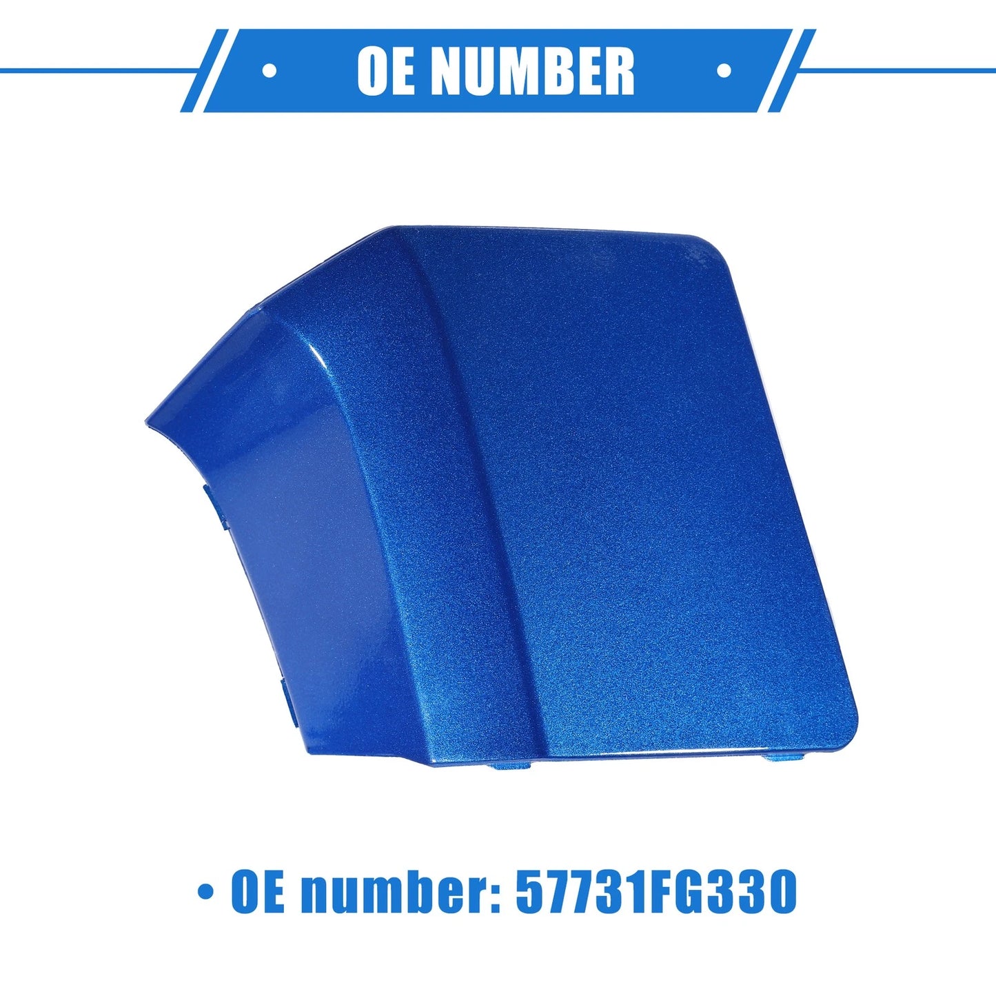 Blue Front Bumper Tow Hook Cover for Subaru Impreza (2010-2014)
