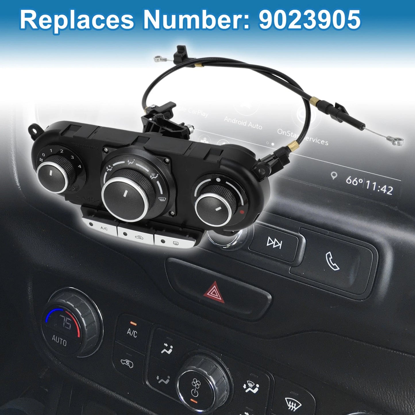 HVAC A/C Heater Climate Control Panel for Buick Excelle (2008–2015)
