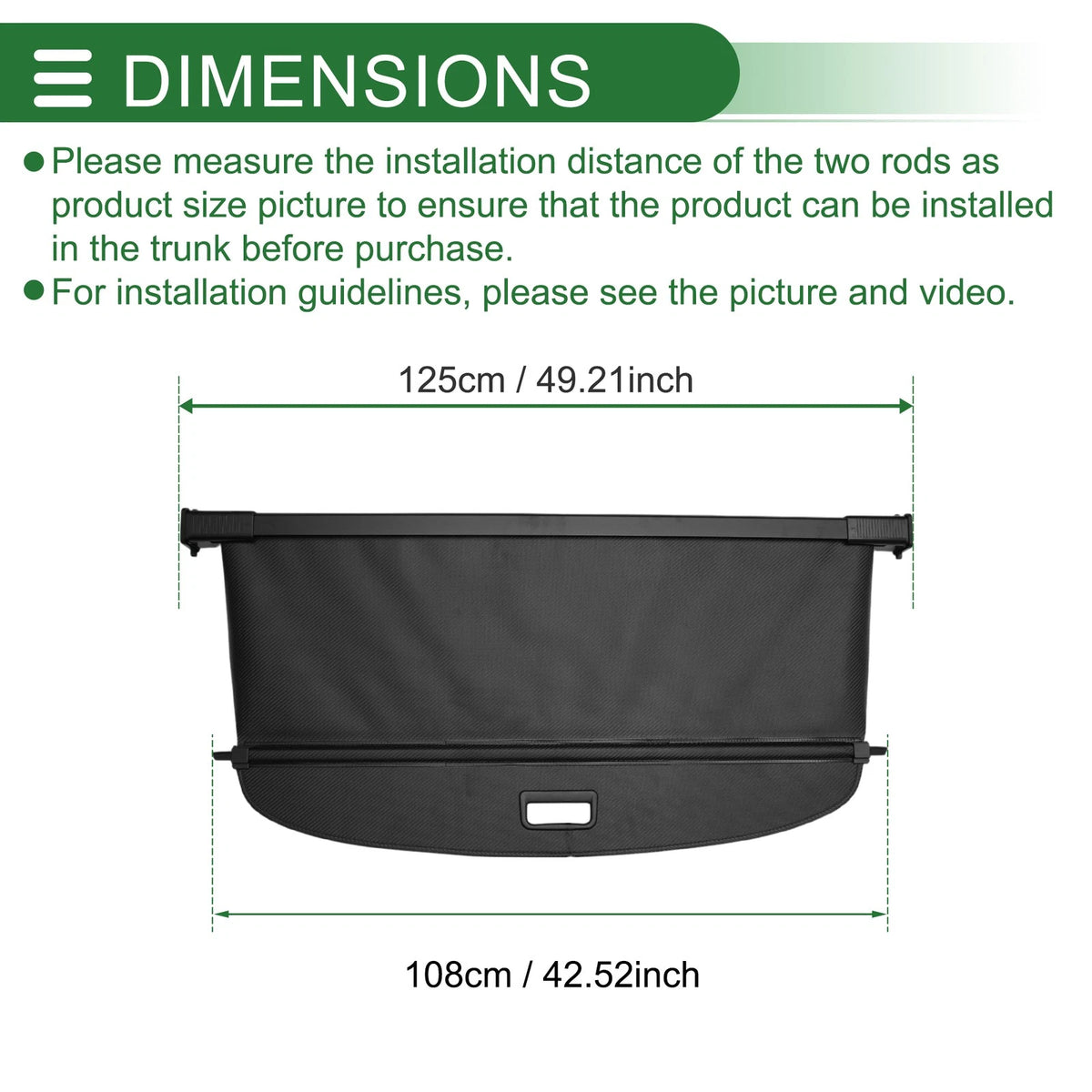 Cargo Cover for Volvo V60 (2018-2023) Retractable Aluminum Alloy Canvas