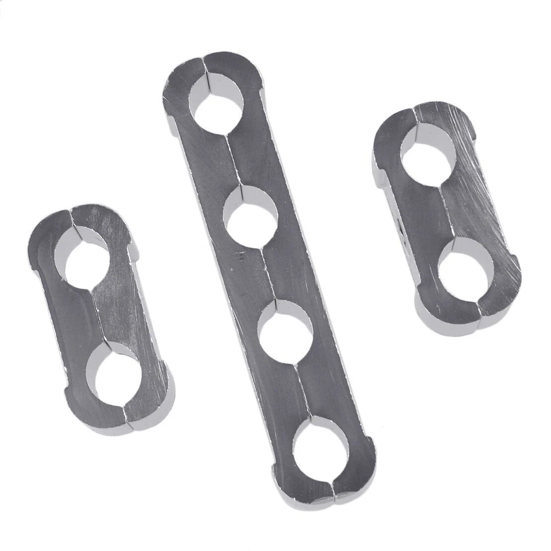 8mm 9mm 10mm Spark Plug Wire Separator Loom for Car Engine Silver Tone