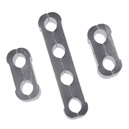 8mm 9mm 10mm Spark Plug Wire Separator Loom for Car Engine Silver Tone