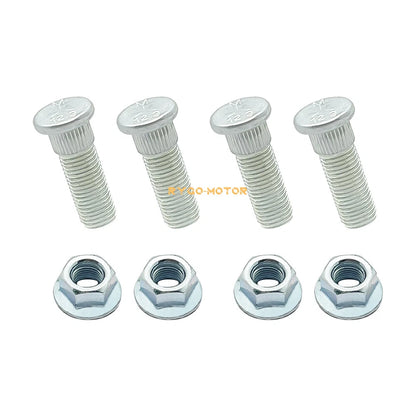 8 Pack Wheel Studs & Nuts for Polaris Scrambler 500 Ranger 500 Sportsman 500